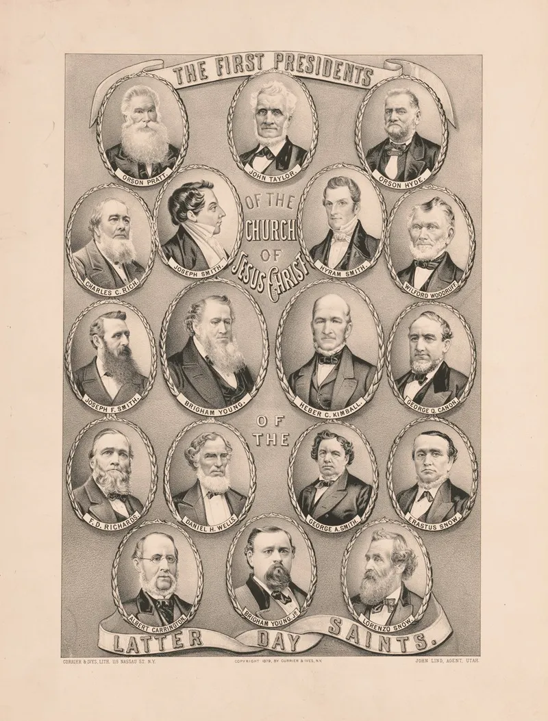 The First Presidents Of The Church Of Jesus Christ Of The Latter Day Saints