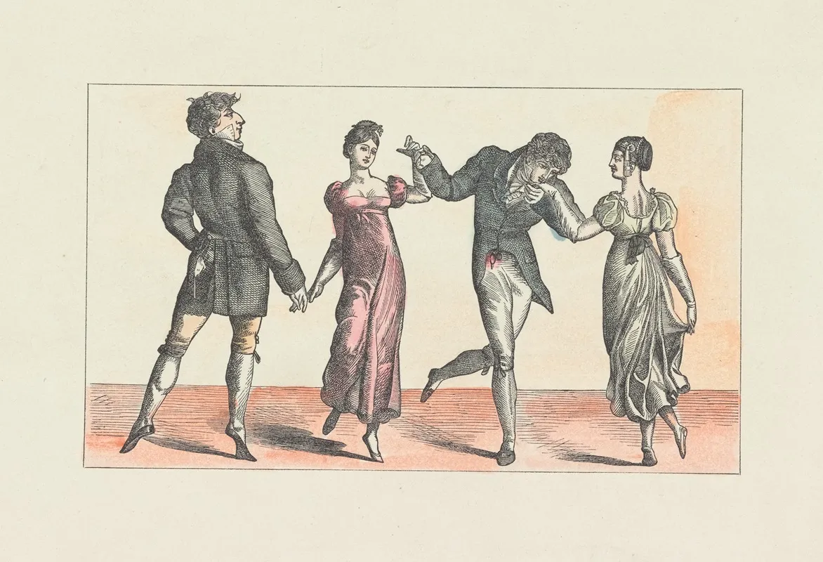 The First Quadrille At Almacks