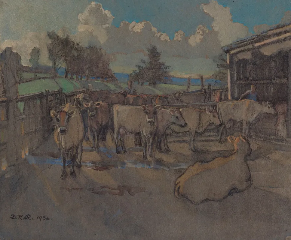 The First Seven Of Seventy Evening Milking