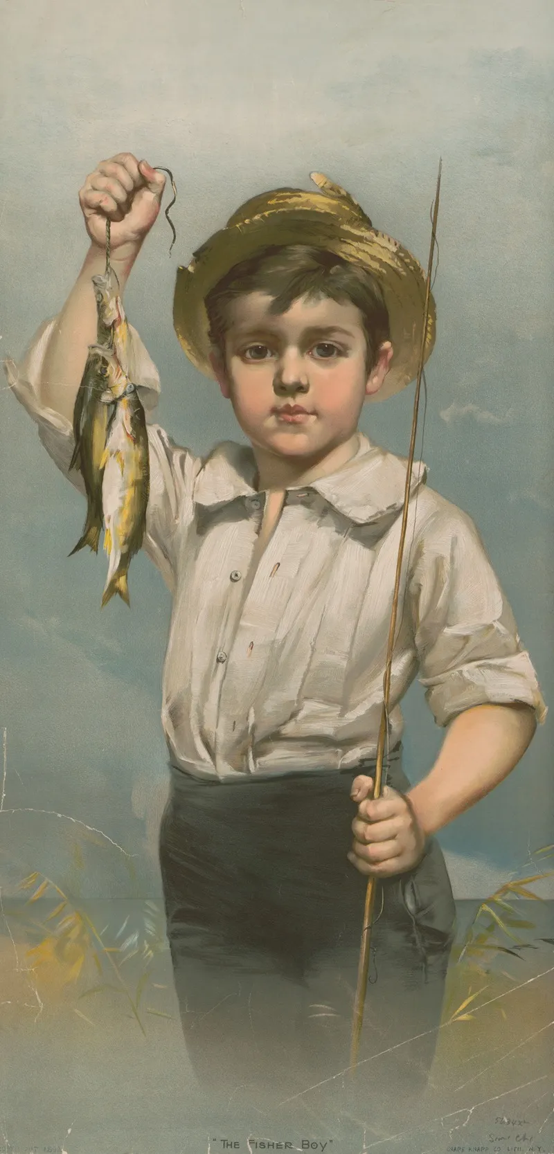 The Fisher Boy by Knapp &amp; Co. - Canvas Print