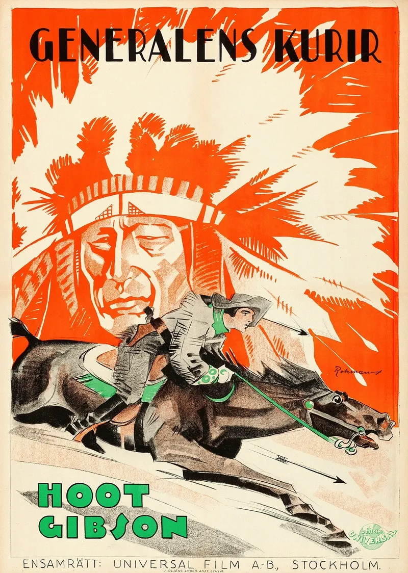 The Flaming Frontier by Eric Rohman - Canvas Print