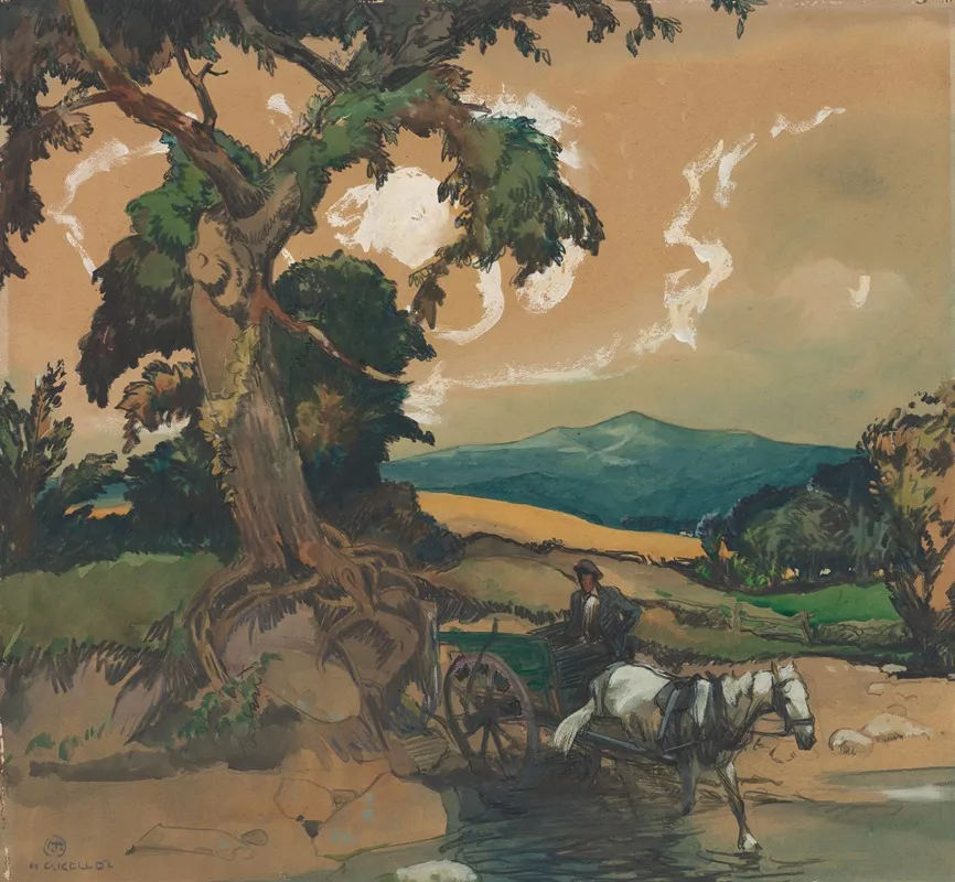 The Ford 4 by Henry Keller - Canvas Print