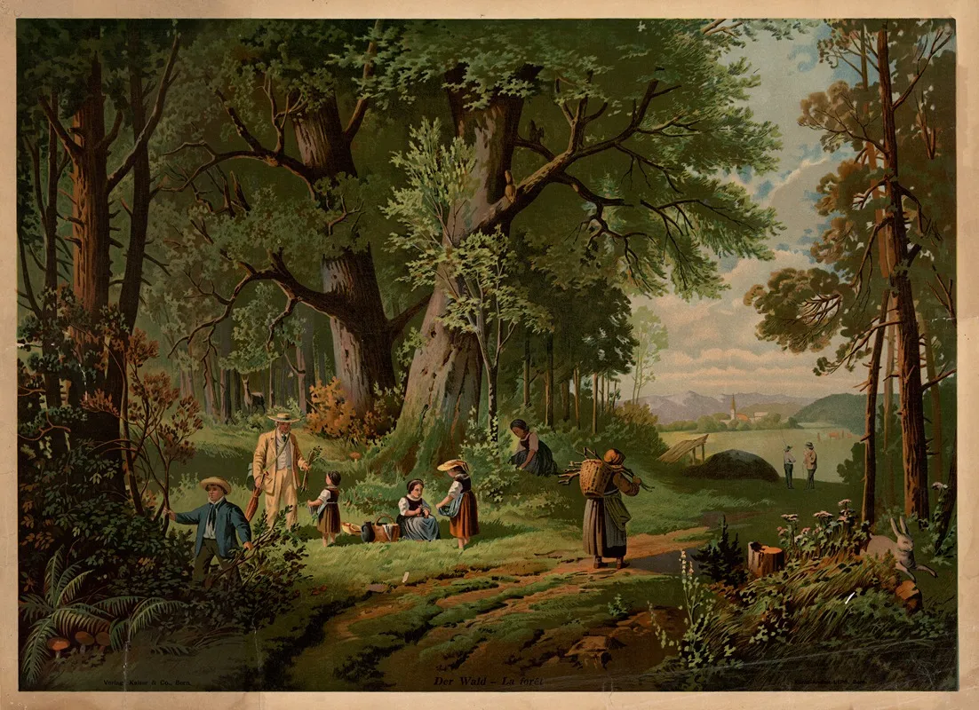 The Forest 4 by Bernhard Fröhlich - Canvas Print