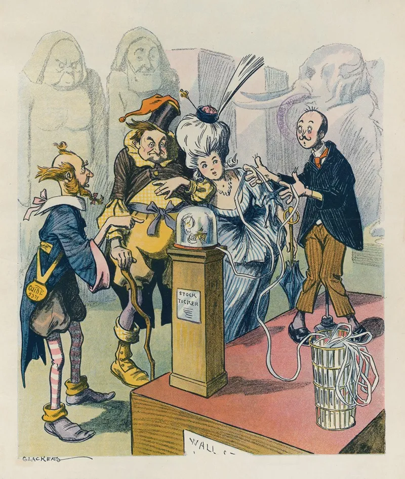 The Future Of The Ticker by Louis Glackens - Canvas Print