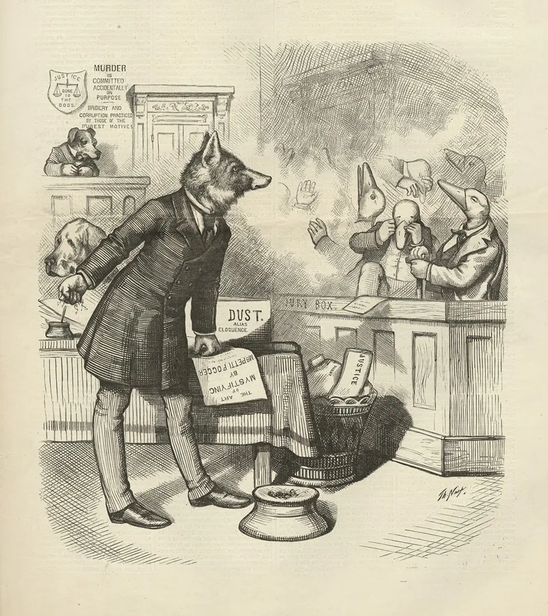 The Game Of Fox And Geese Or Legal Trials Of The Period