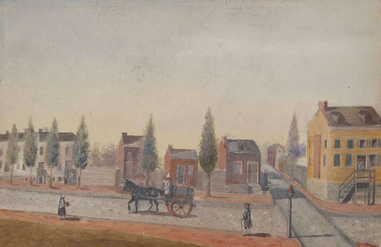 The Garbage Cart by William P. Chappel - Canvas Print