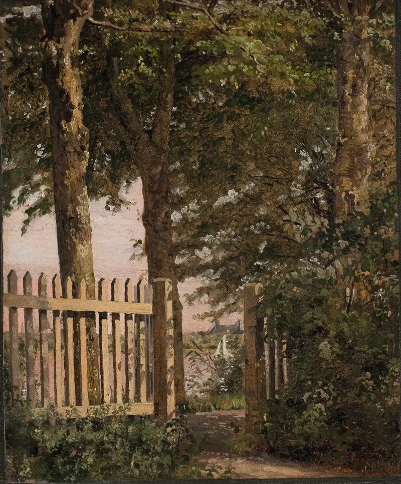 The Garden Gate Of The Artists Home At Blegdammen