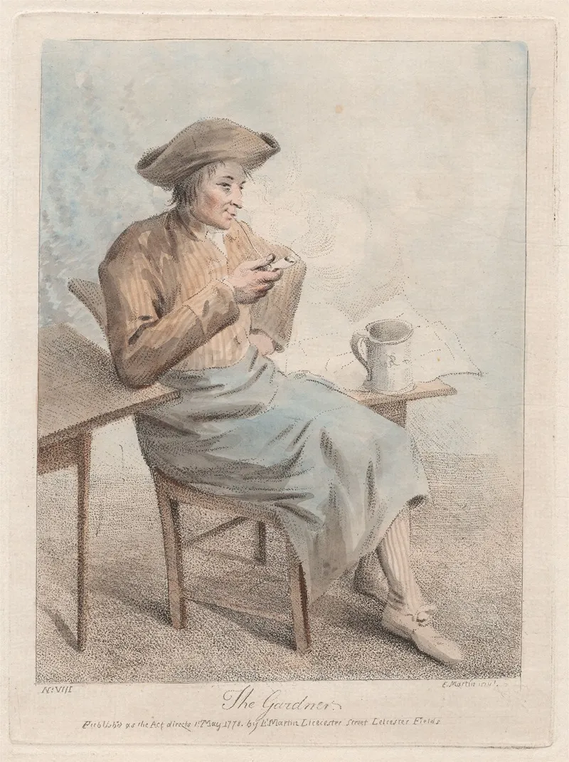 The Gardner by Elias Martin - Canvas Print