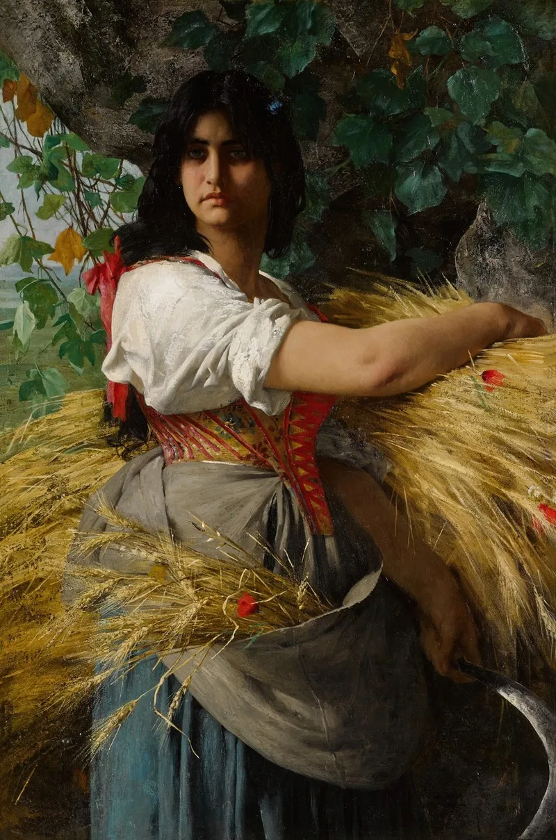 The Gleaner 4 by Gabriel Ferrier - Canvas Print