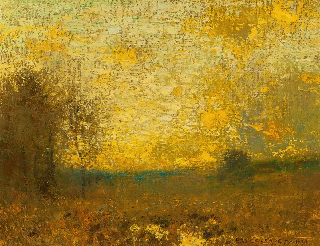 The Golden West by Bruce Crane - Canvas Print