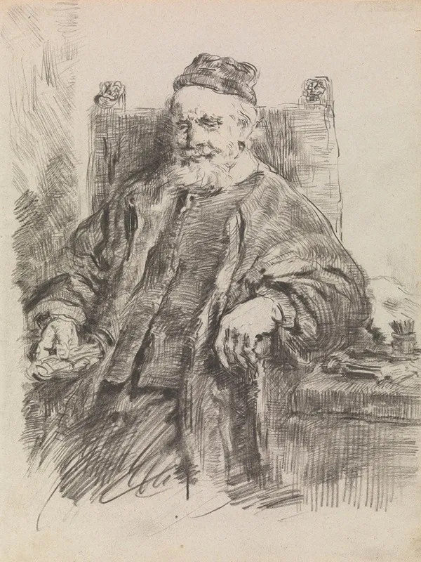 The Goldsmith Jan Lutma by James Ensor - Canvas Print