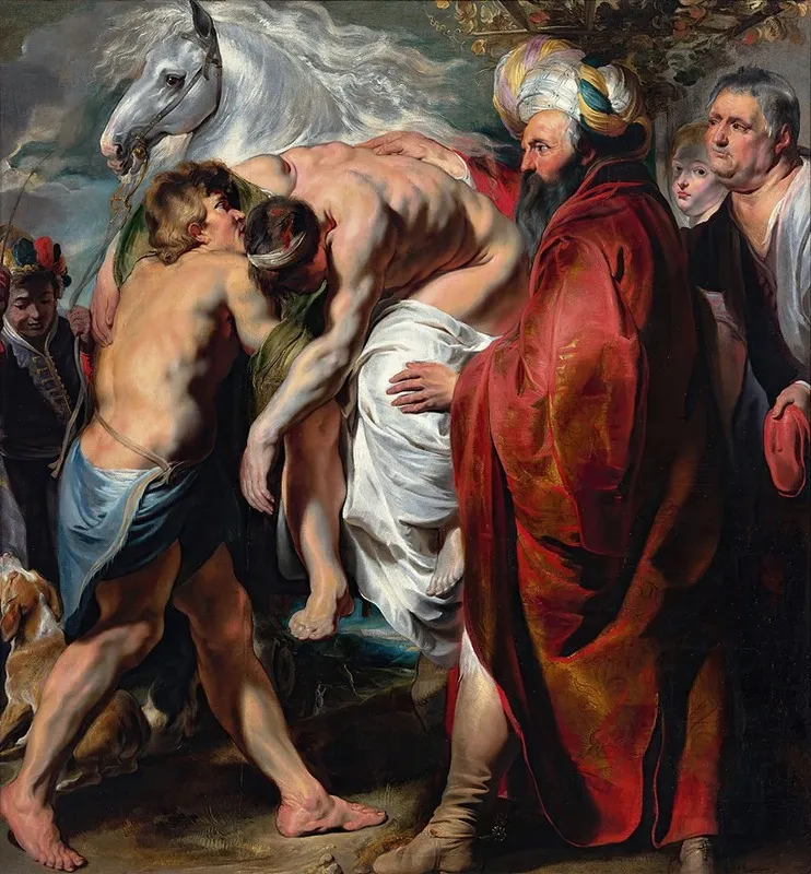 The Good Samaritan 4 by Jacob Jordaens - Canvas Print