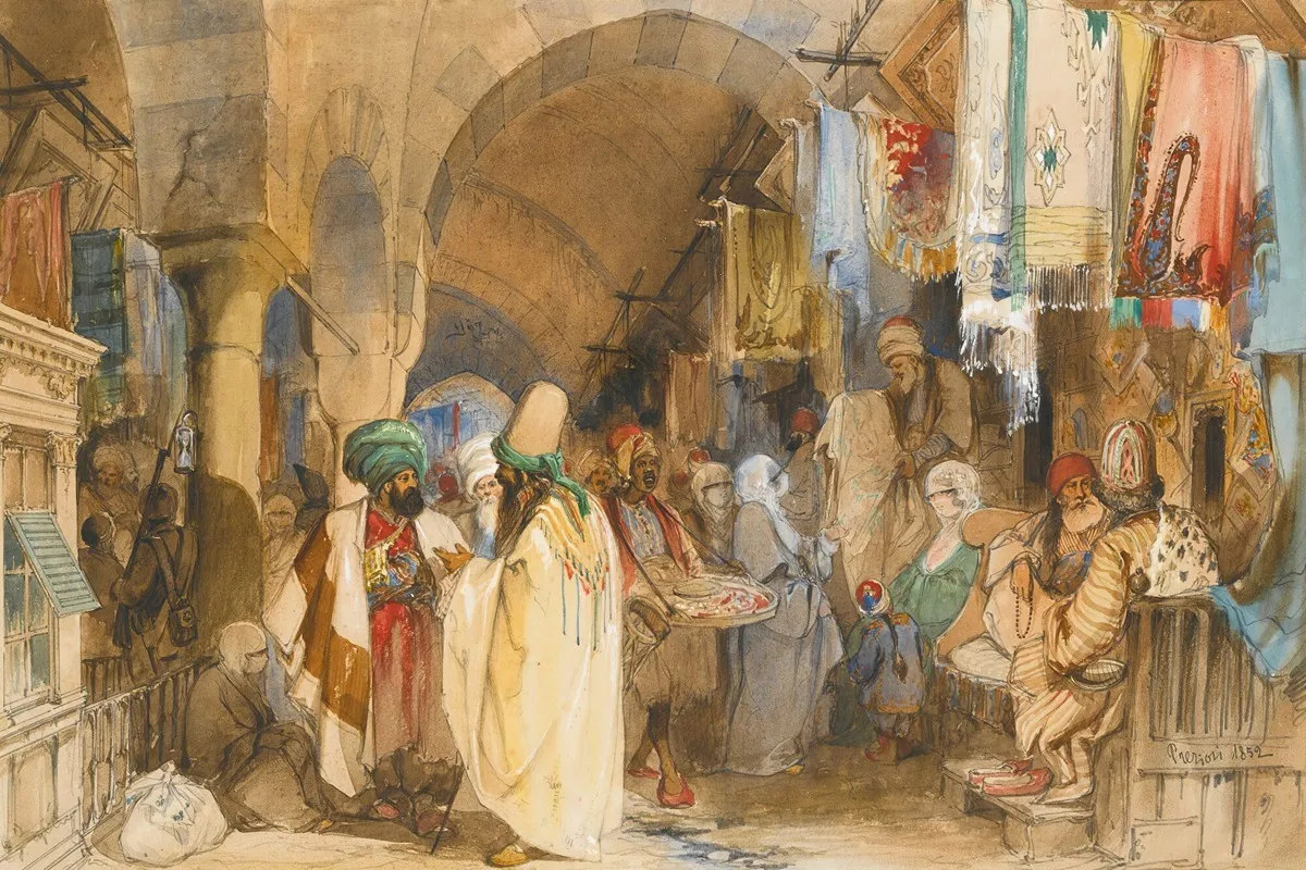 The Grand Bazaar Constantinople