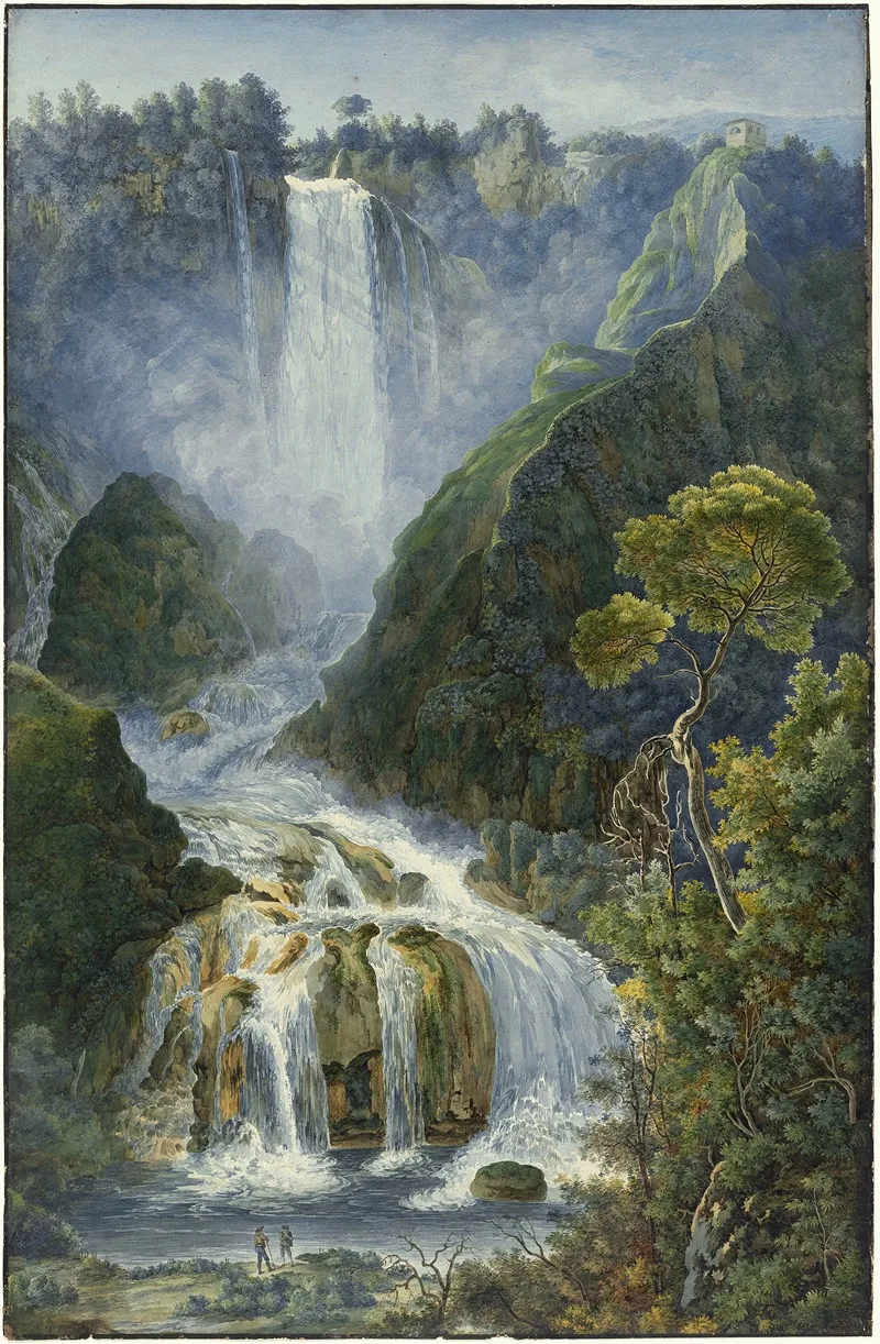 The Grand Waterfalls At Terni