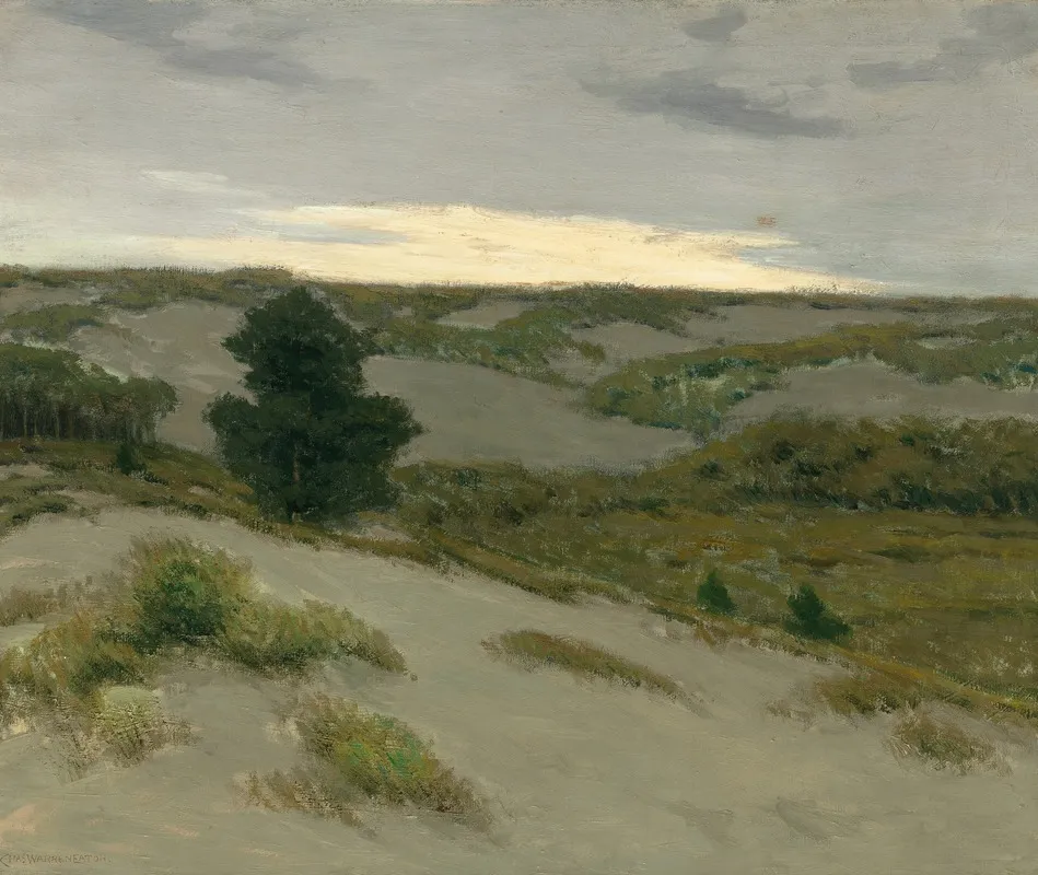 The Gray Dunes Belgium by Charles Warren Eaton - Canvas Print
