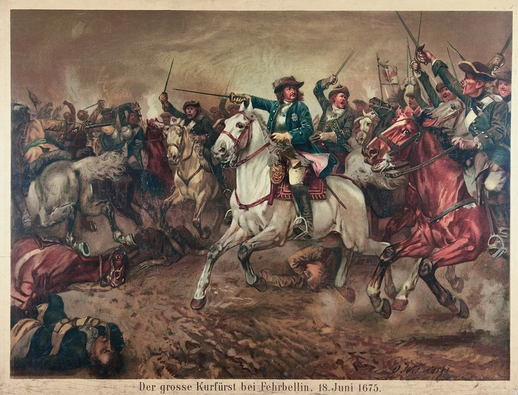 The Great Elector At Fehrbelling June 18 1675
