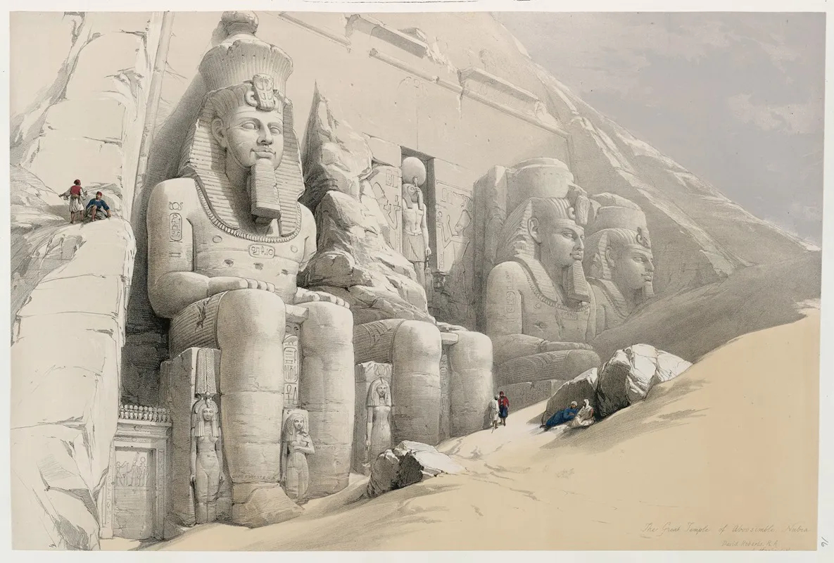 The Great Temple Of Aboo Simble Nubia