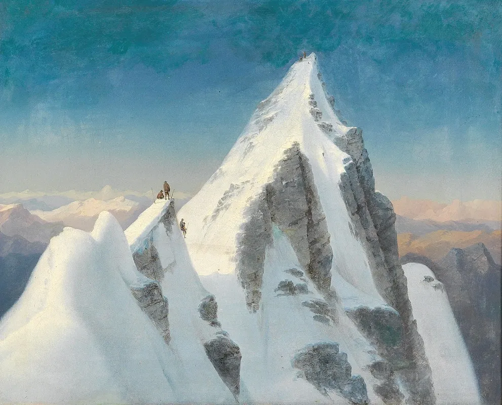 The Grossglockner 2 by Markus Pernhart - Canvas Print