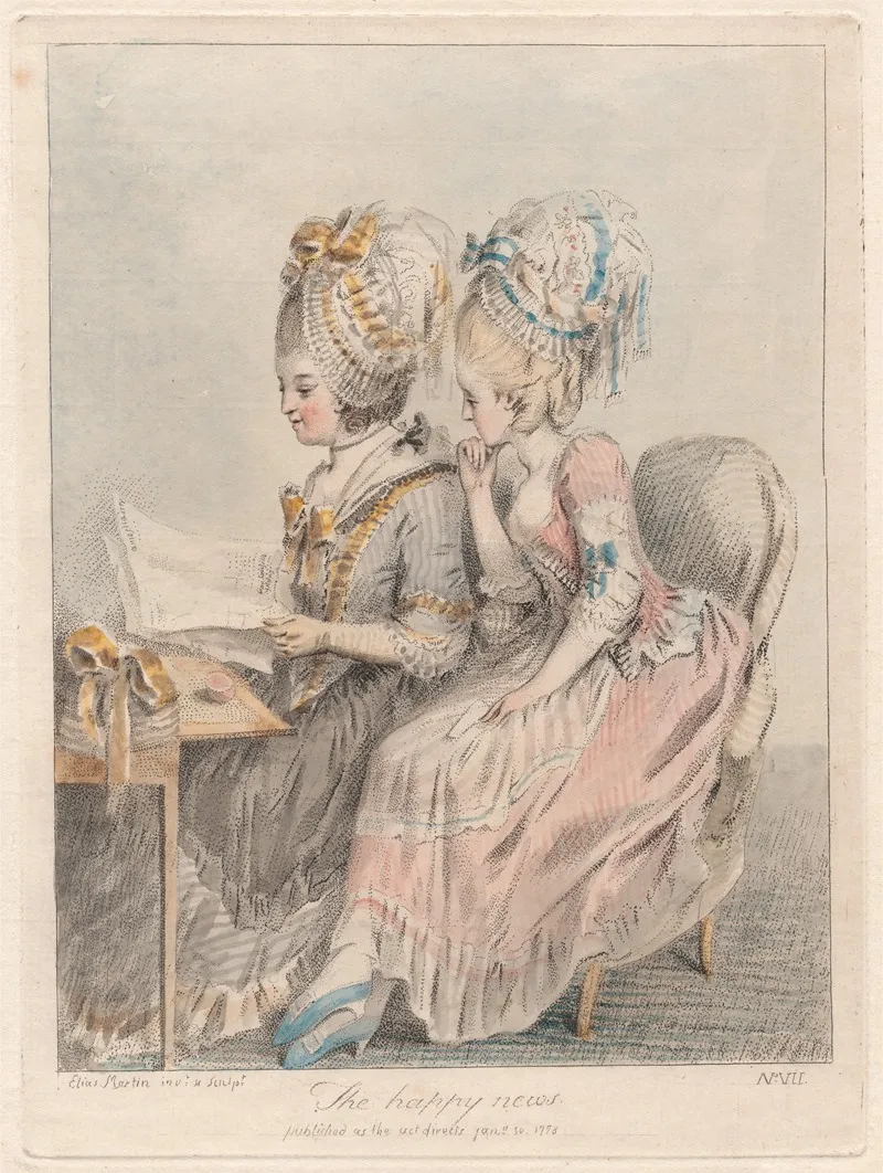 The Happy News by Elias Martin - Canvas Print