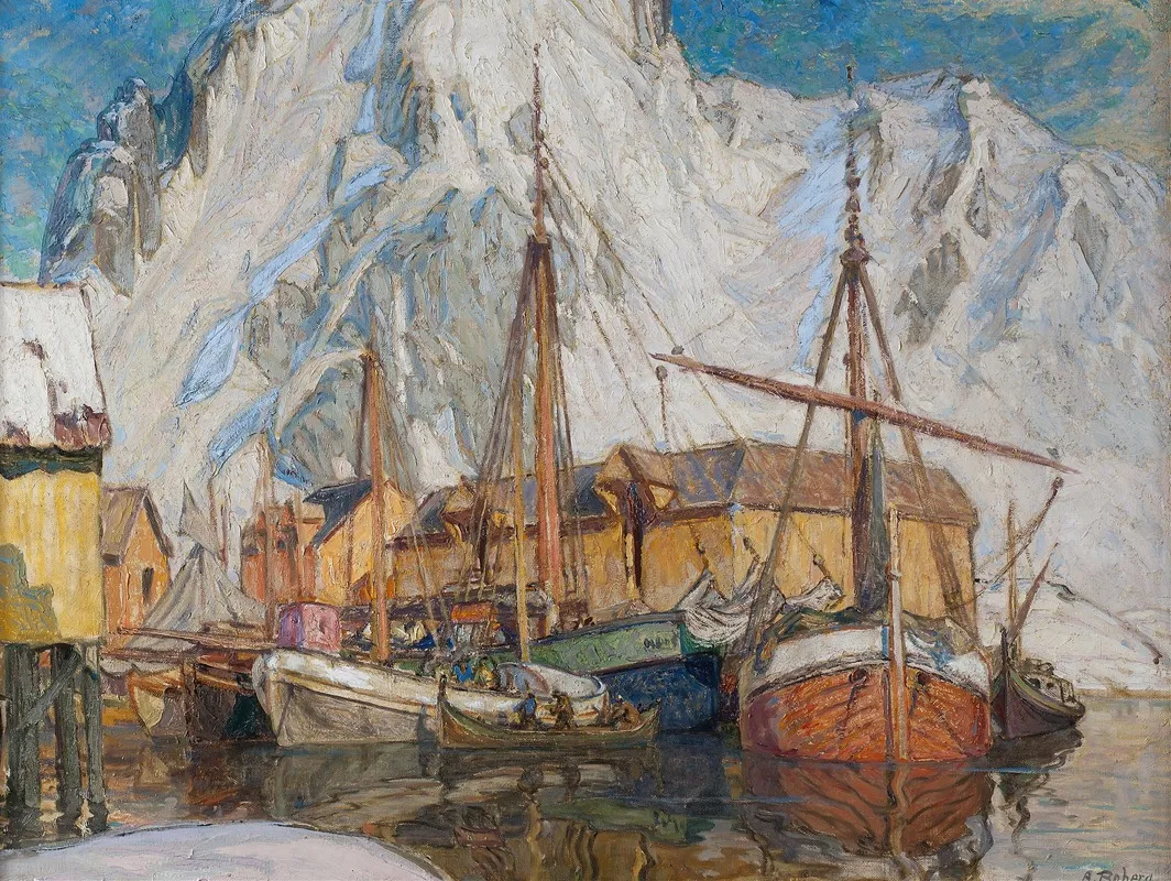 The Harbour At Svolvaer Lofoten