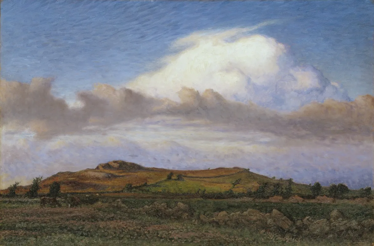 The Hasten Hill At Varberg Ii by Nils Kreuger - Canvas Print