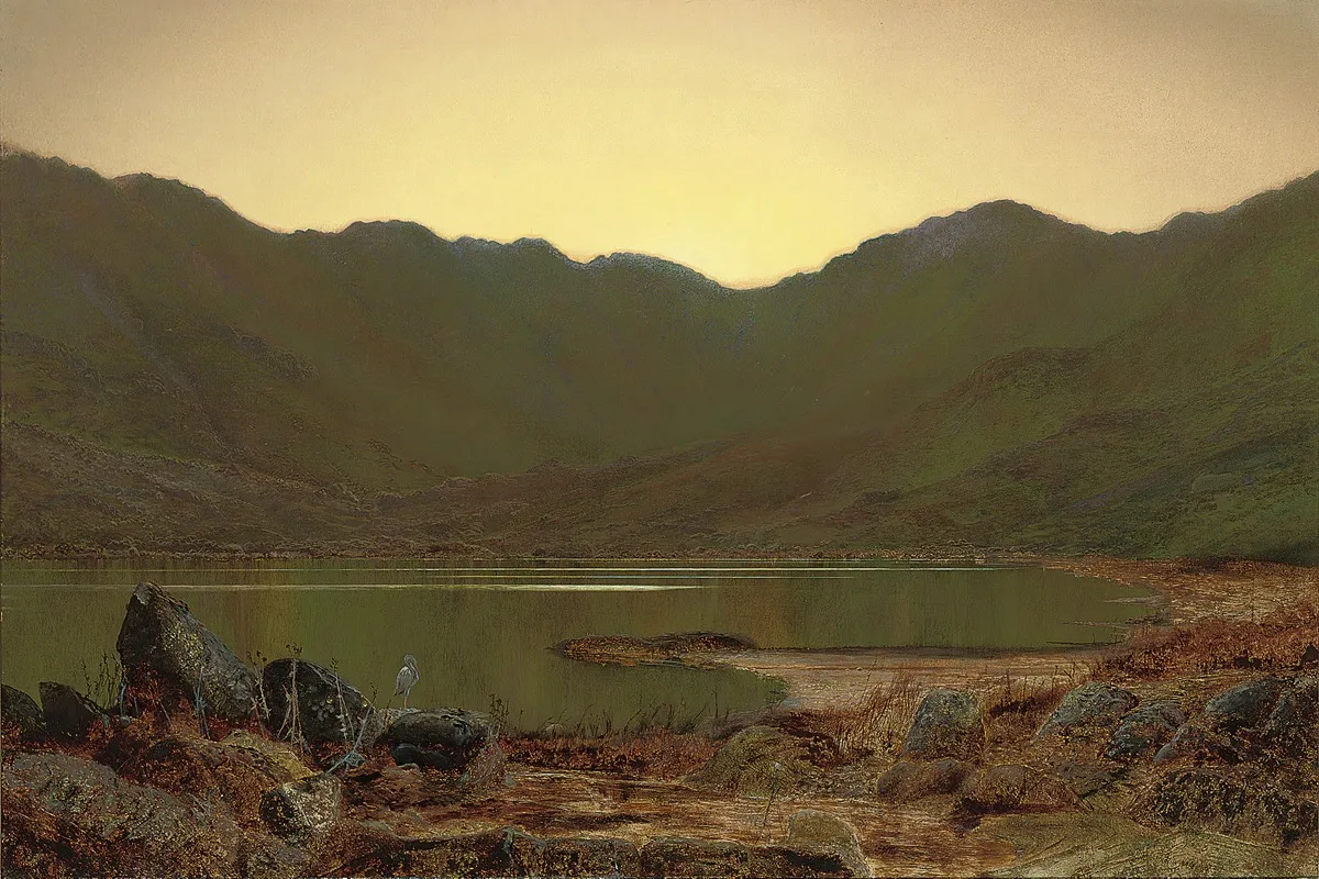 The Haunt Of The Heron by John Atkinson Grimshaw - Canvas Print