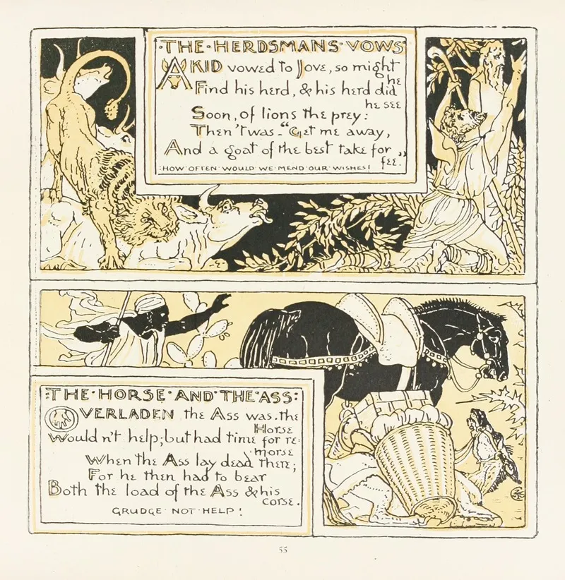 The Herdsmans Vows The Horse And The Ass