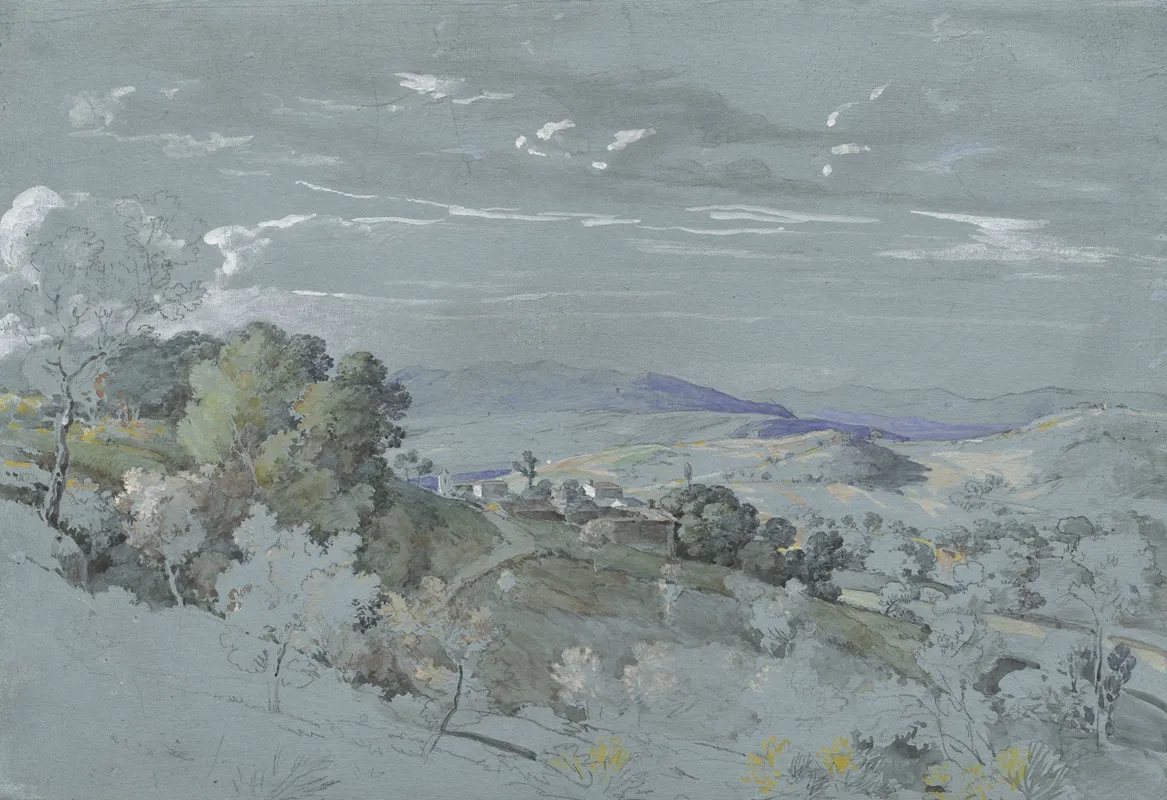The Hills Of Umbria Near Perugia