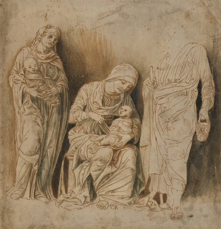 The Holy Family With Saint Elizabeth And The Infant John The Baptist 2
