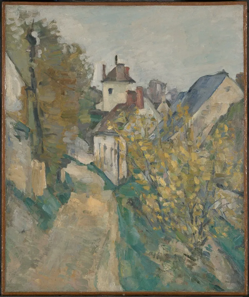 The House Of Dr Gachet In Auvers Sur Oise 2 by Paul Cézanne - Canvas Print