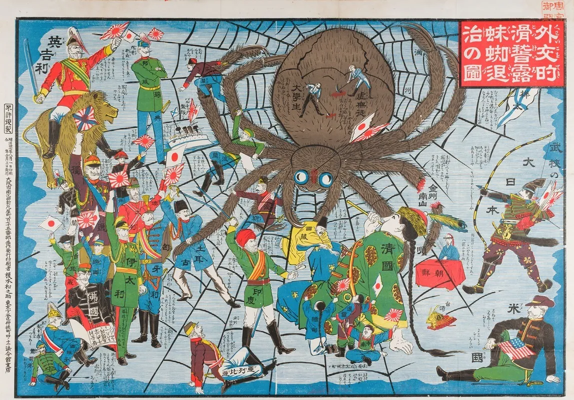 The Humor Of Diplomacy And Extermination Of The Russian Spider