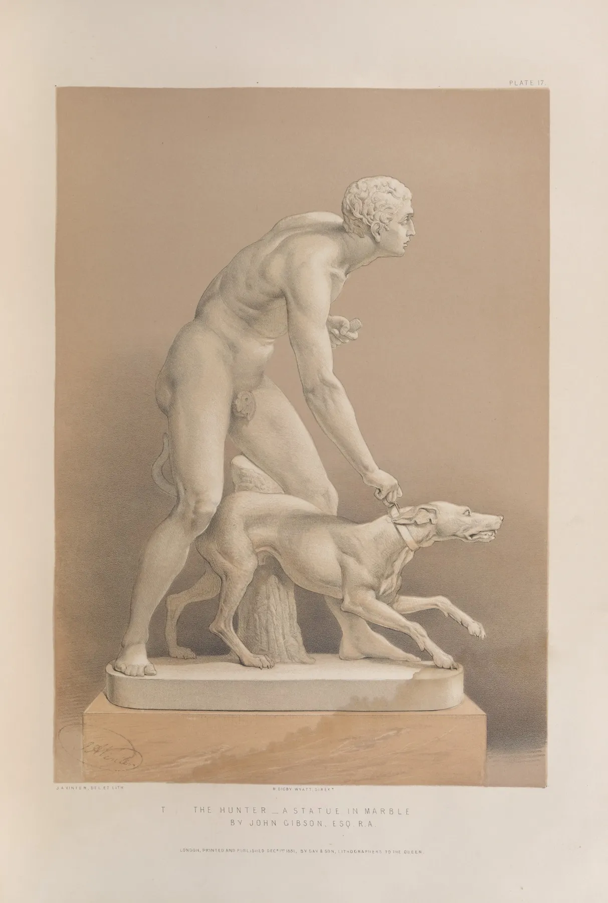 The Hunter A Statue In Marble