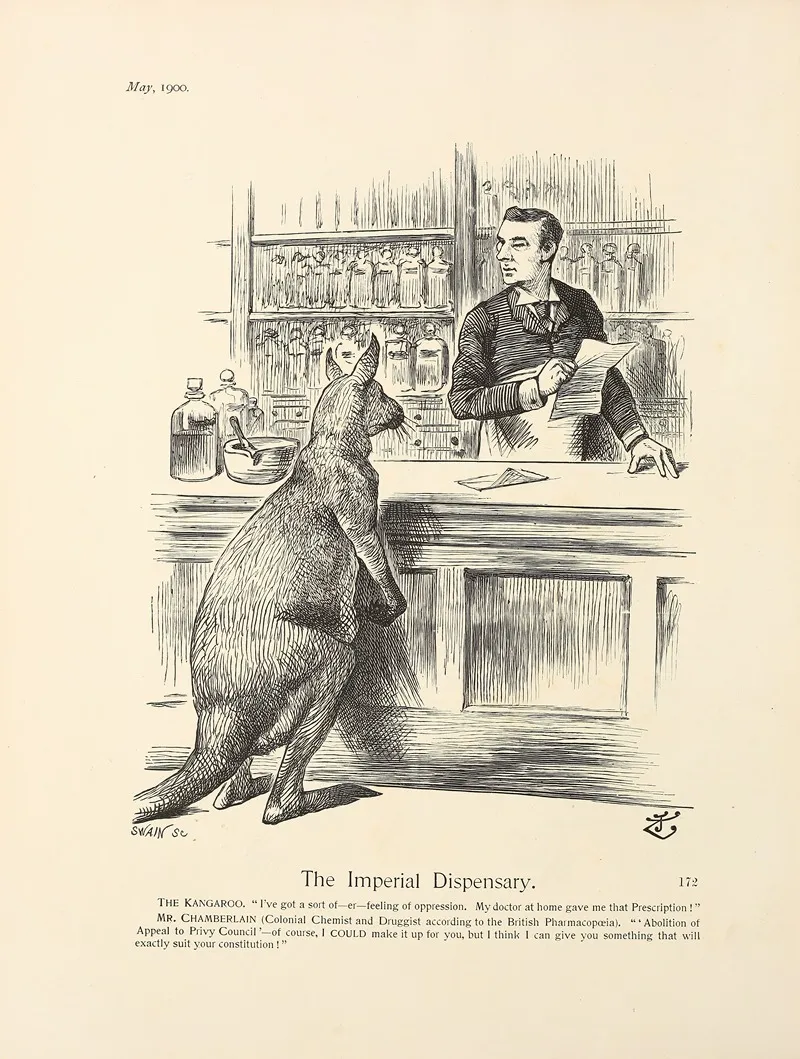 The Imperial Dispensary by Sir John Tenniel - Canvas Print