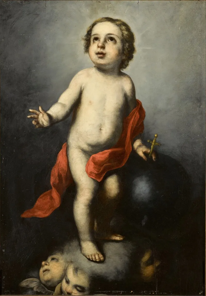 The Infant Christ Holding An Orb