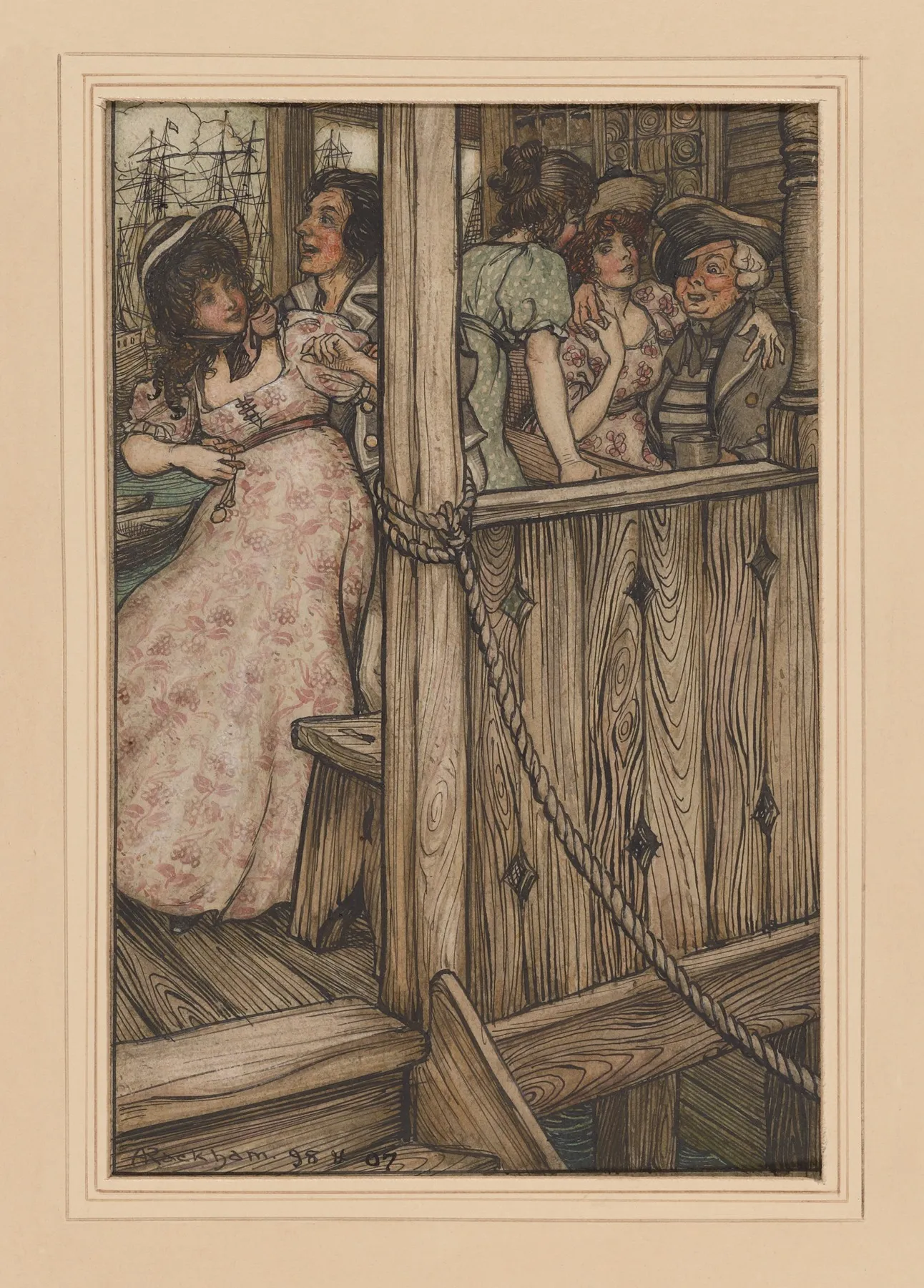 The Ingoldsby Legends The Dead Drummer by Arthur Rackham - Canvas Print