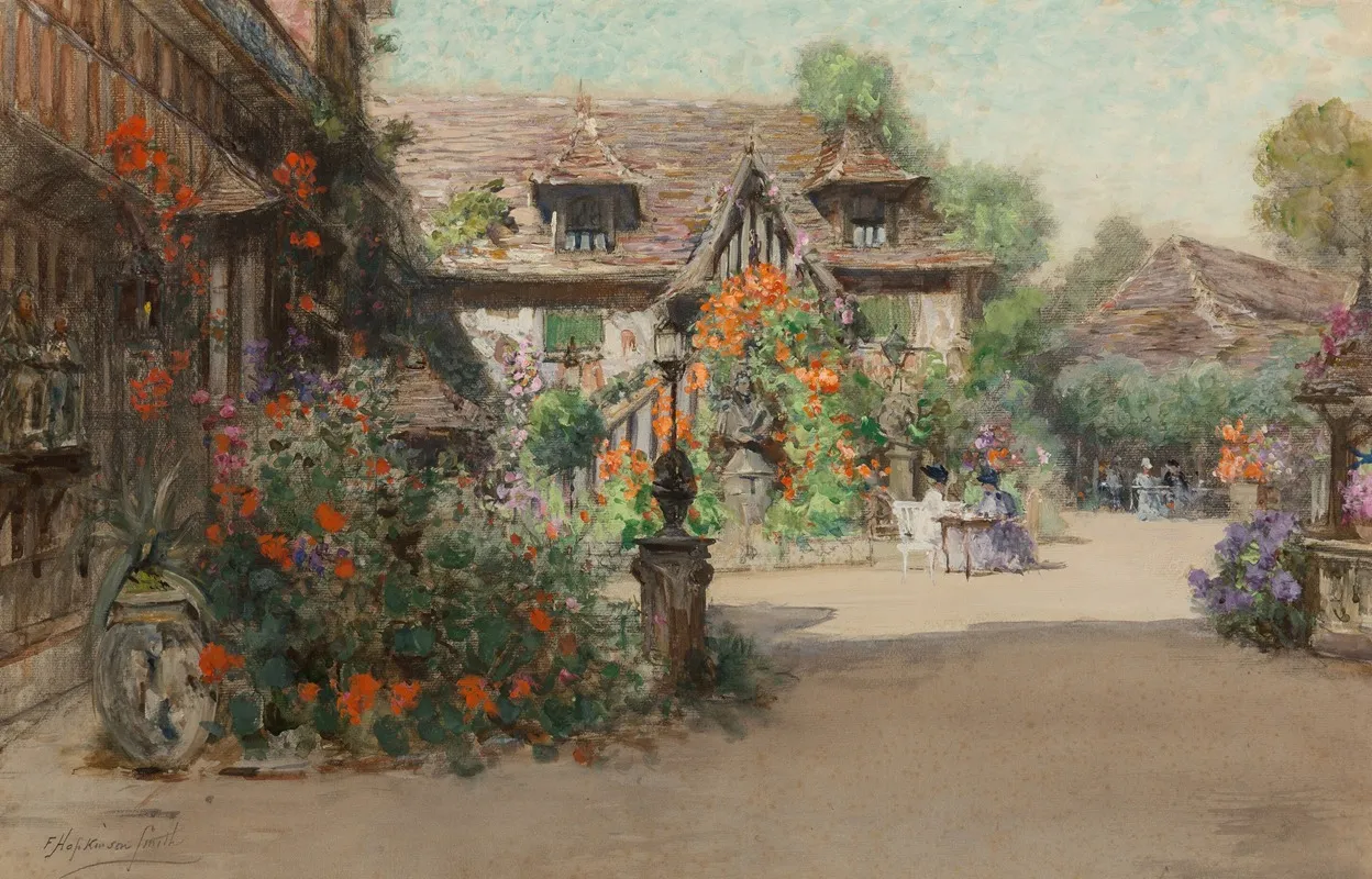 The Inn Of Will by Francis Hopkinson Smith - Canvas Print
