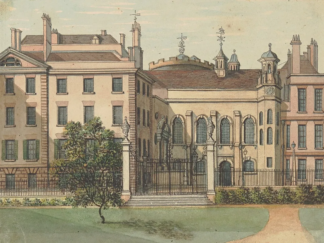 The Inner Temple by Samuel Ireland - Canvas Print