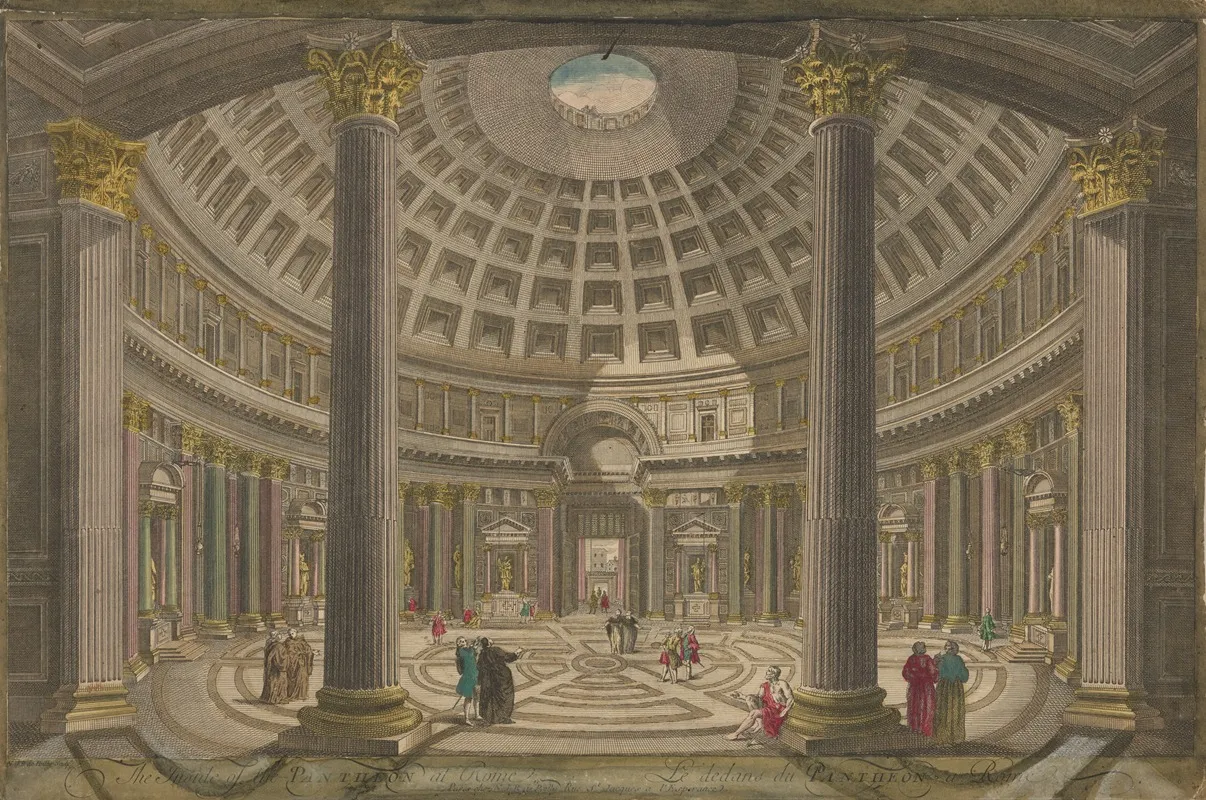 The Inside Of The Pantheon At Rome 2