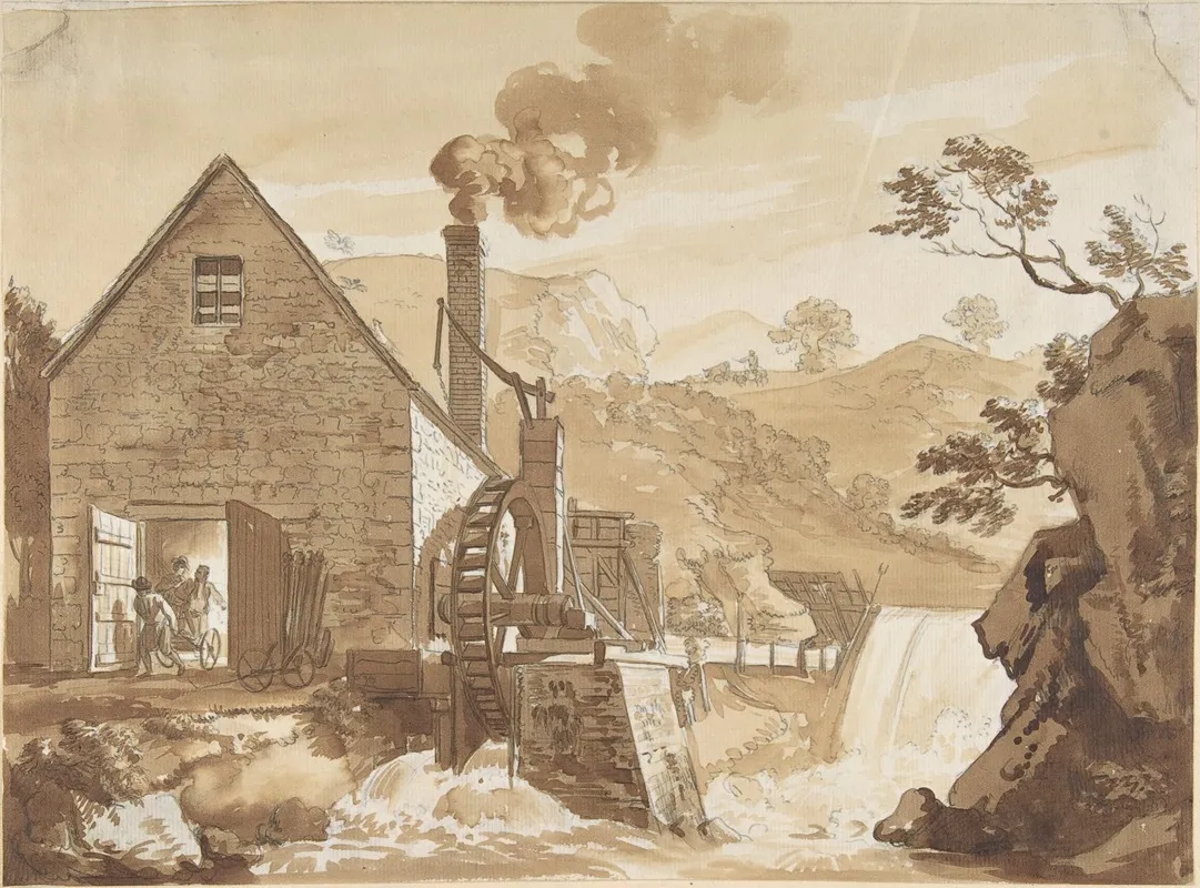 The Iron Forge Between Dolgelli And Barmouth Merioneth Shire