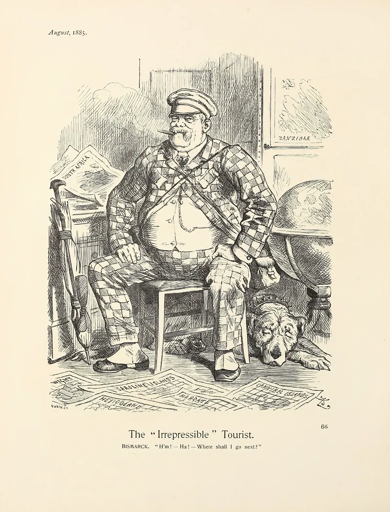 The Irrepressible Tourist by Sir John Tenniel - Canvas Print