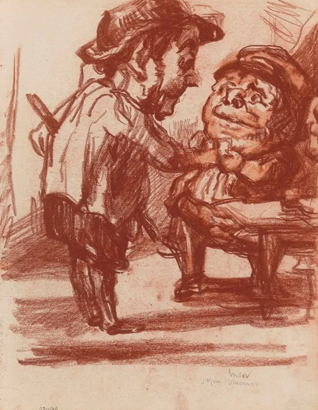 The Jolly Hunters by James Ensor - Canvas Print