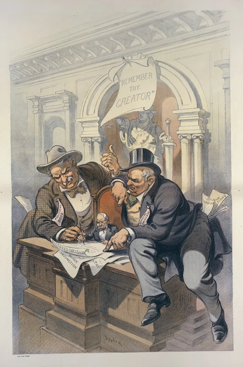 The Kept Judge by Udo Keppler - Canvas Print