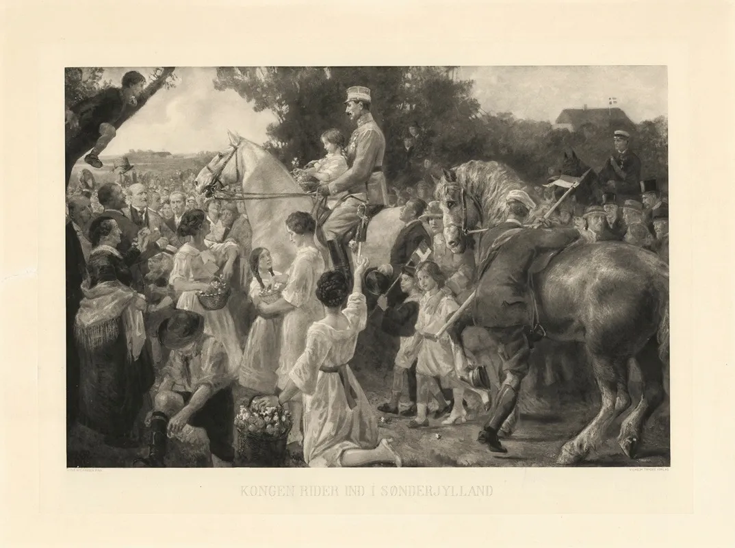 The King Rides Into Southern Jutland