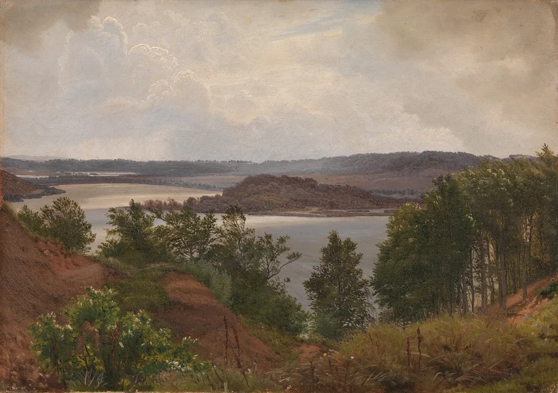 The Lakes At Laven Near Silkeborg by Vilhelm Kyhn - Canvas Print