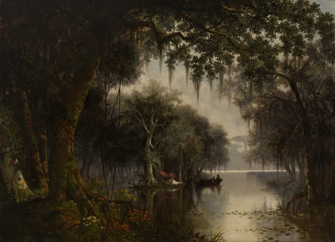 The Land Of Evangeline by Joseph Rusling Meeker - Canvas Print