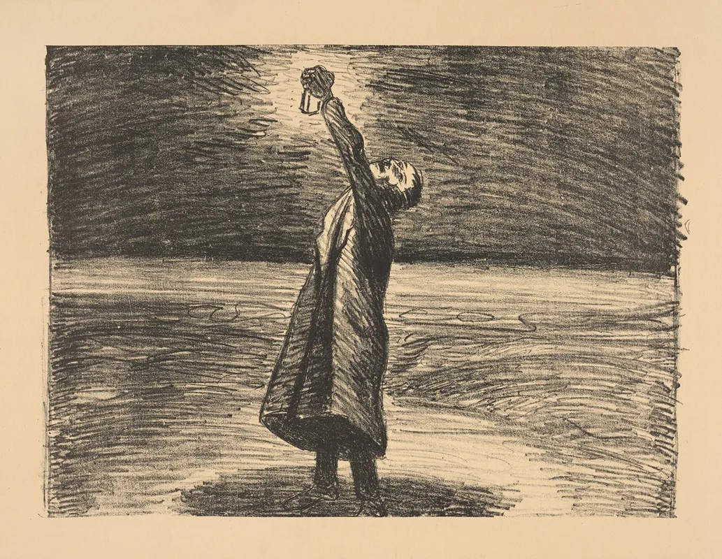The Lantern 2 by Ernst Barlach - Canvas Print