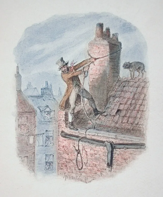 The Last Chance by George Cruikshank - Canvas Print