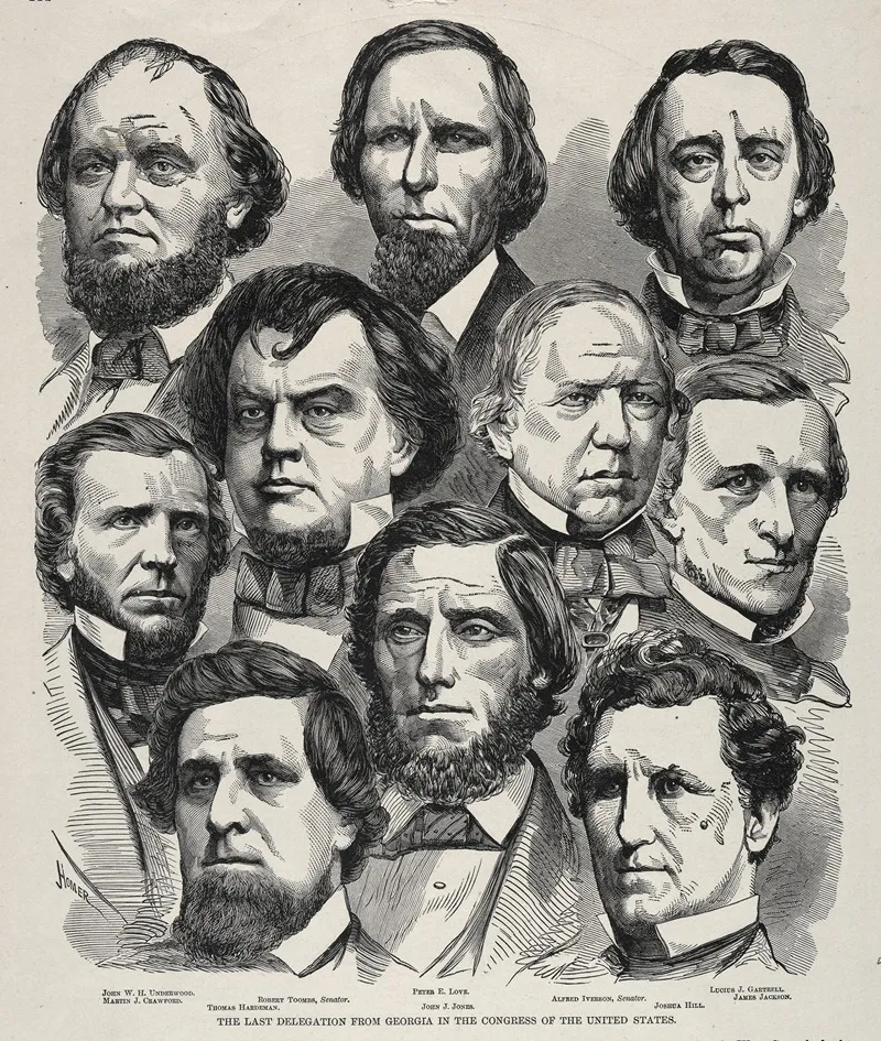The Last Delegation From Georgia In The Congress Of The United States
