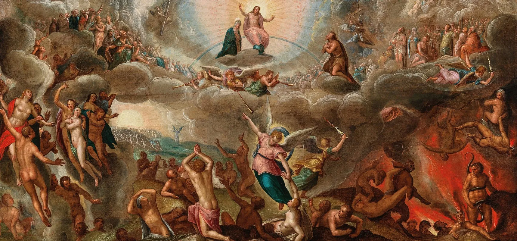 The Last Judgment 10 by German School - Canvas Print