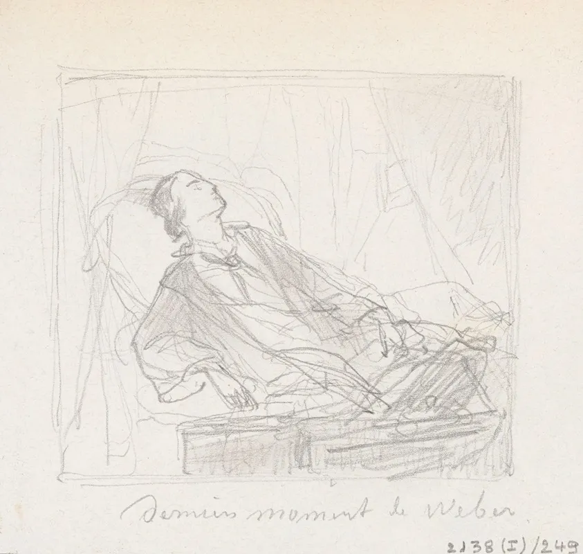 The Last Moments Of The Composer Carl Maria Von Weber